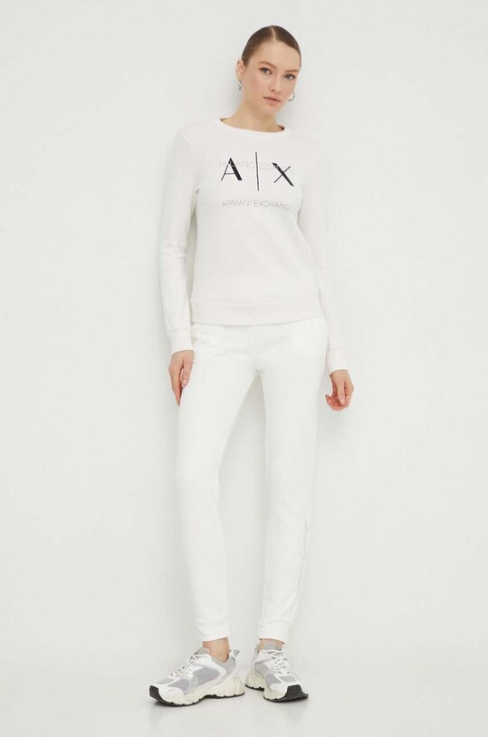 Спортивні штани Armani Exchange 3DYP76.YJFFZ бежевий SS24
