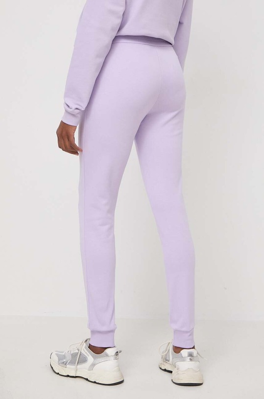 Odzież Armani Exchange spodnie dresowe bawełniane 3DYP82.YJFDZ fioletowy