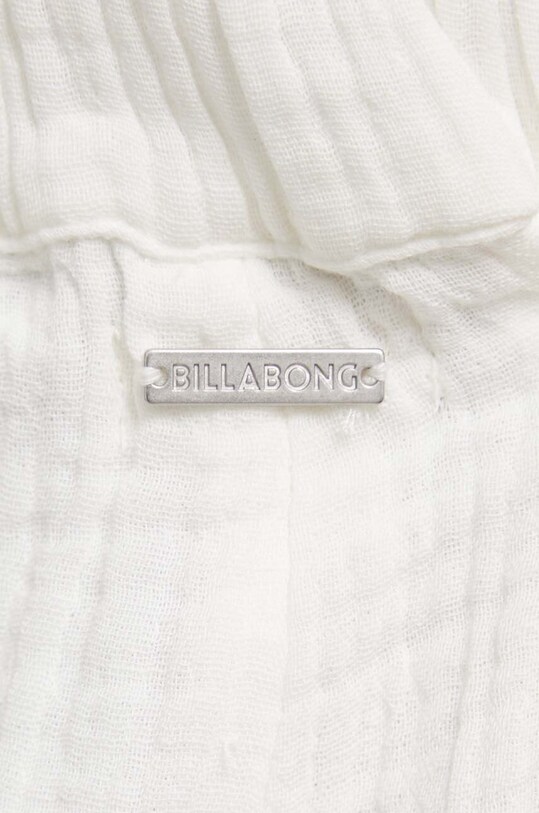 Billabong spodnie bawełniane Follow Me biały ABJNP00420