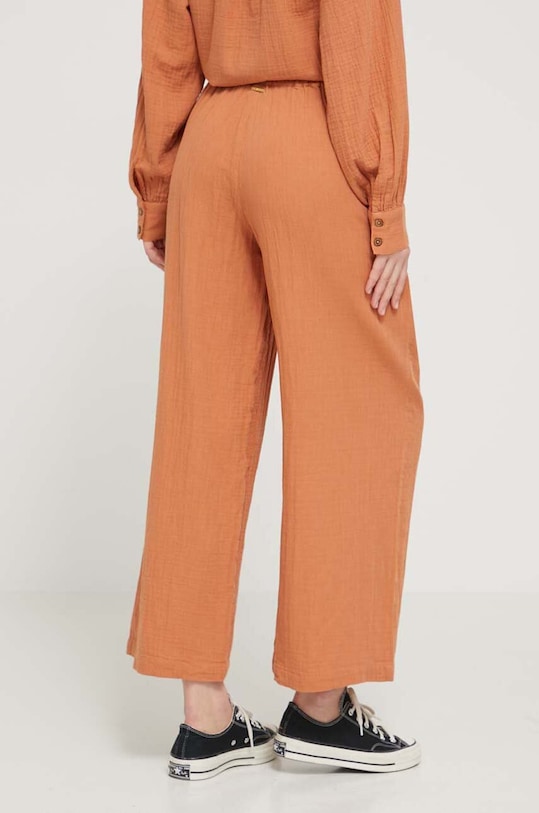 Odzież Billabong spodnie bawełniane Follow Me ABJNP00420 pomarańczowy