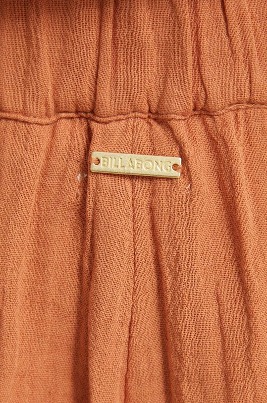 Billabong spodnie bawełniane Follow Me pomarańczowy ABJNP00420