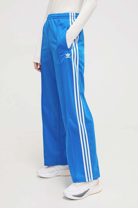Παντελόνι φόρμας adidas Originals πλεκτό ύφασμα μπλε IP0633