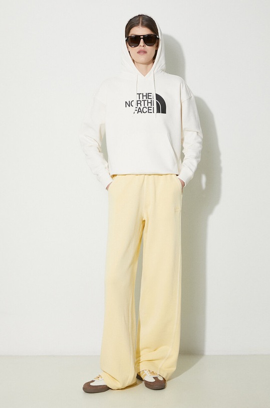 adidas Originals spodnie dresowe bawełniane IR6020 żółty SS24