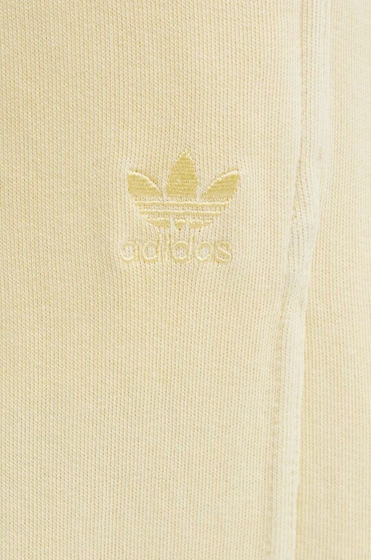 adidas Originals spodnie dresowe bawełniane żółty IR6020