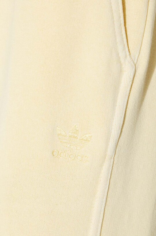 Памучен спортен панталон adidas Originals Essentials+ IR6020 жълт
