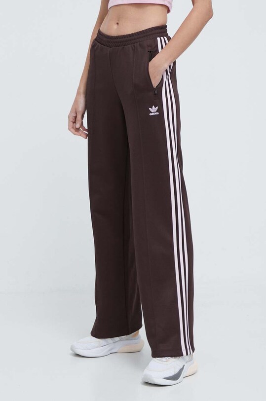 Спортивні штани adidas Originals трикотаж коричневий IR6093