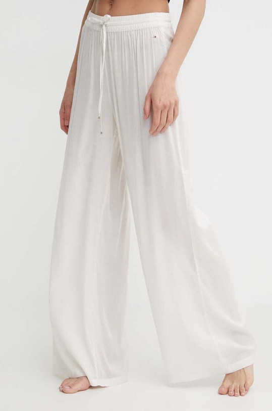 Kalhoty Tommy Hilfiger high béžová UW0UW02950