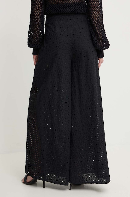 Îmbrăcăminte Twinset pantaloni de bumbac 241AT2076 negru