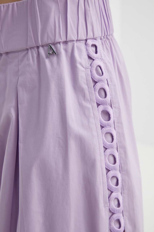 Twinset spodnie fioletowy 241AT2089
