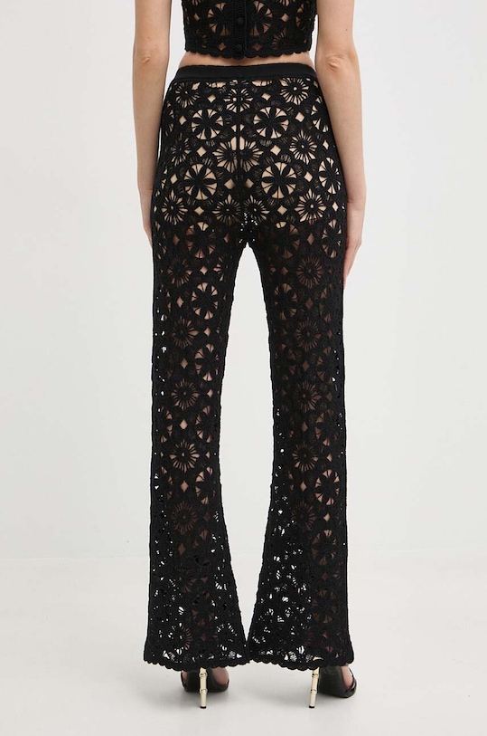 Odzież Twinset spodnie bawełniane 241TT3232 czarny