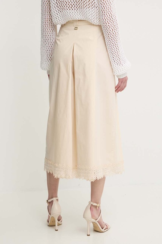 Odzież Twinset spodnie 241TT2236 beżowy