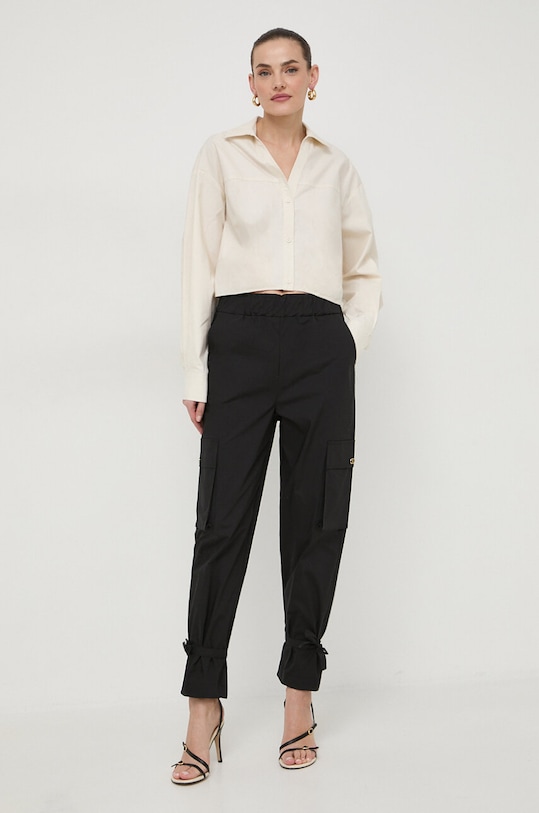 Twinset spodnie 241TF2018 czarny SS24