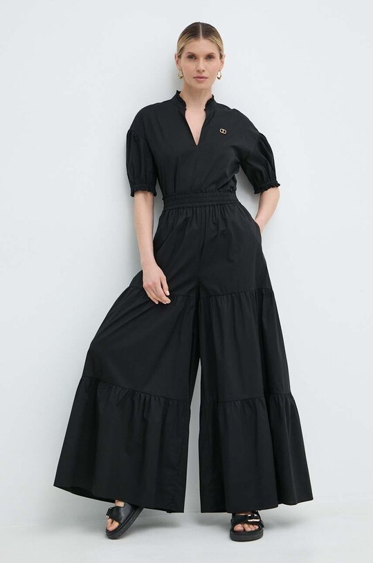 Twinset spodnie 241TT2067 czarny SS24