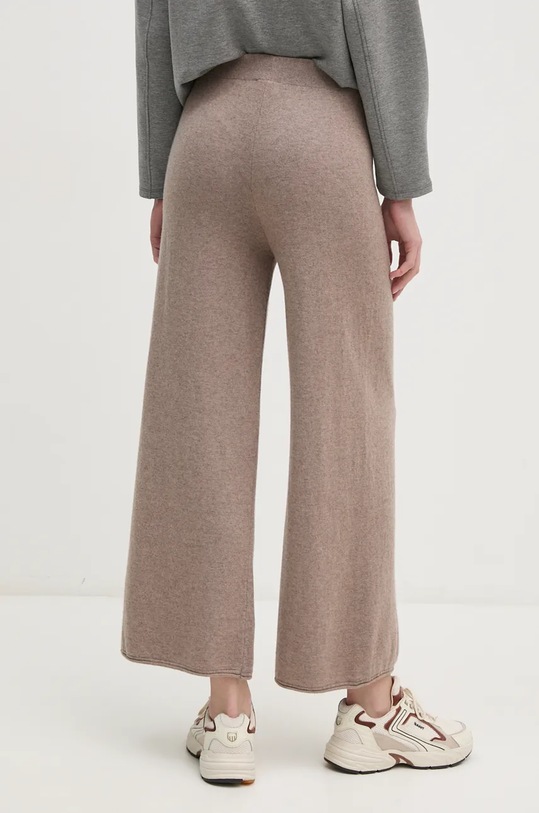 Odzież United Colors of Benetton spodnie dresowe z domieszką wełny 1035DF00F beżowy