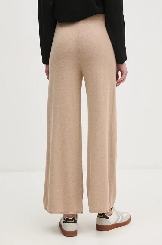 Îmbrăcăminte United Colors of Benetton pantaloni de trening cu amestec de lână 1035DF00F bej