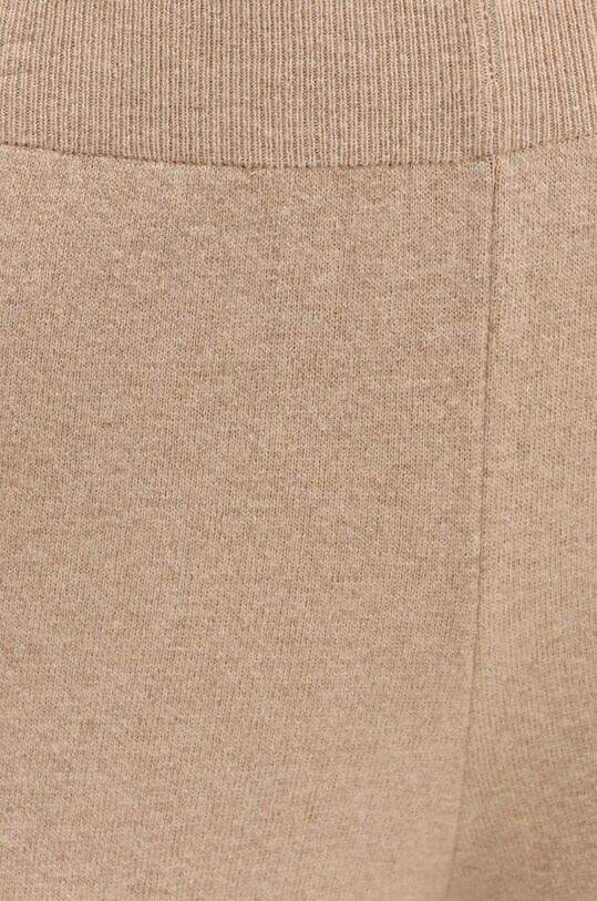 United Colors of Benetton pantaloni de trening cu amestec de lână bej 1035DF00F