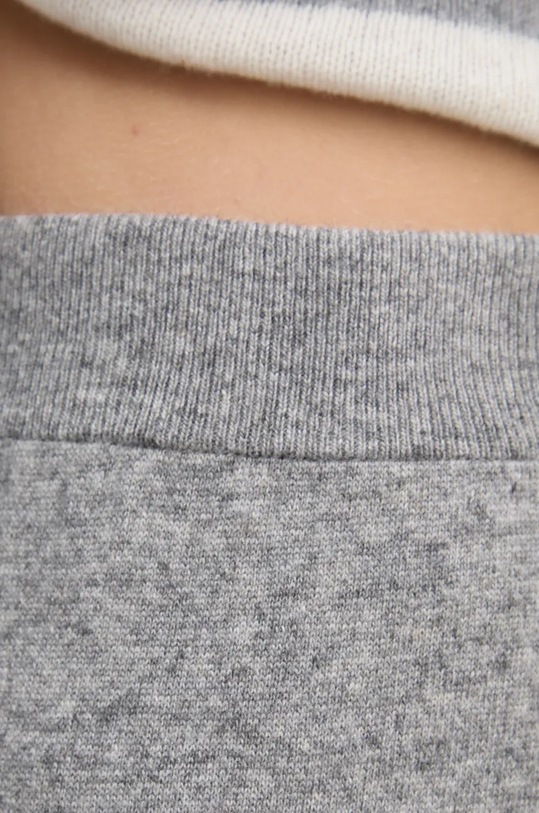 United Colors of Benetton spodnie dresowe z domieszką wełny szary 1035DF00F