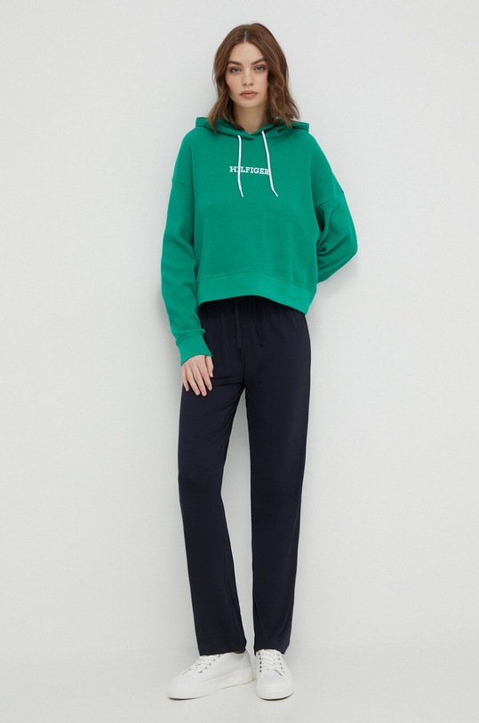 Homewear hlače Tommy Hilfiger UW0UW02842 mornarsko plava SS24