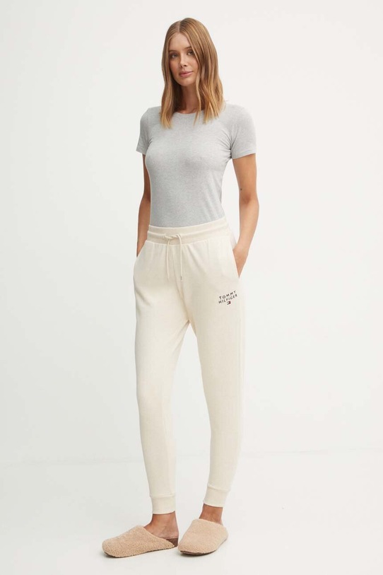 Kalhoty Tommy Hilfiger UW0UW04522 béžová AW24