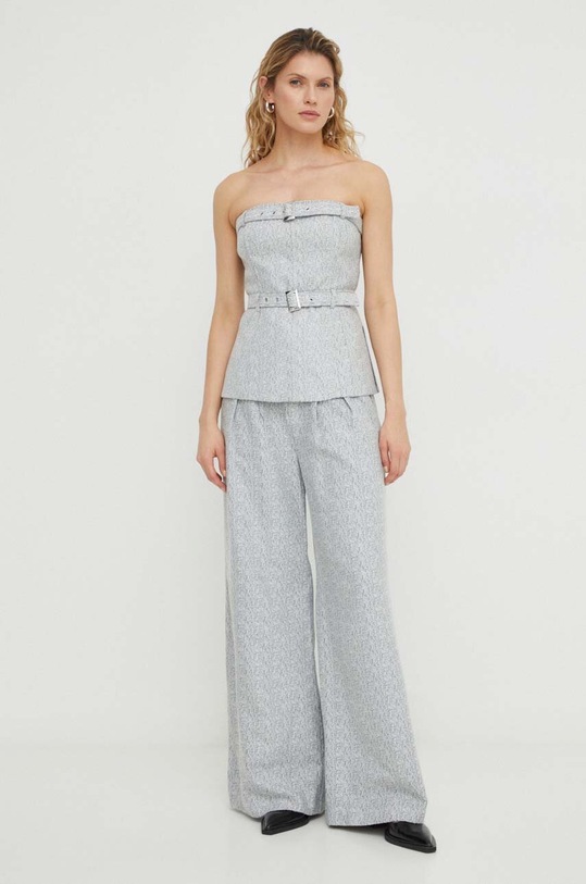 Gestuz spodnie szary 10908649