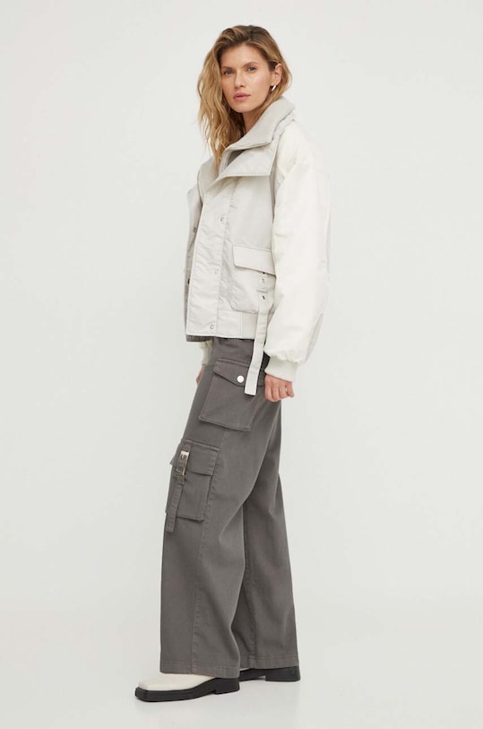 Gestuz pantaloni 10908720 gri SS24