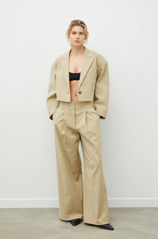 Kalhoty 2NDDAY 2ND Maverick - Modern Suiting 2242160166 béžová SS24