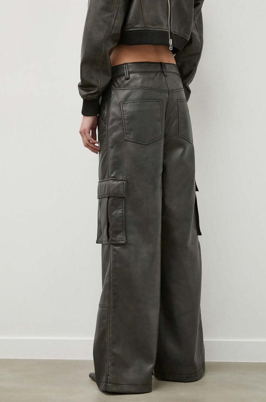 Odzież 2NDDAY spodnie 2ND Edition Franz - Uneven PU 2ND 2242562837 brązowy