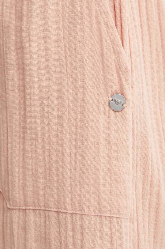 Roxy pantaloni in cotone arancione ERJNP03546