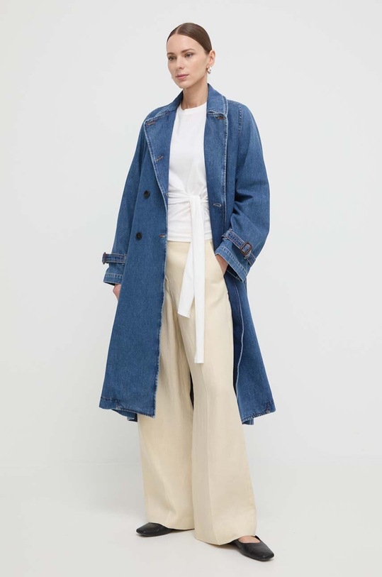 Lanene hlače Weekend Max Mara 2415131022600 bež SS24