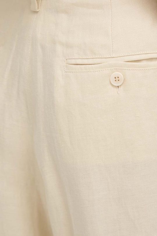 Lanene hlače Weekend Max Mara bež 2415131022600