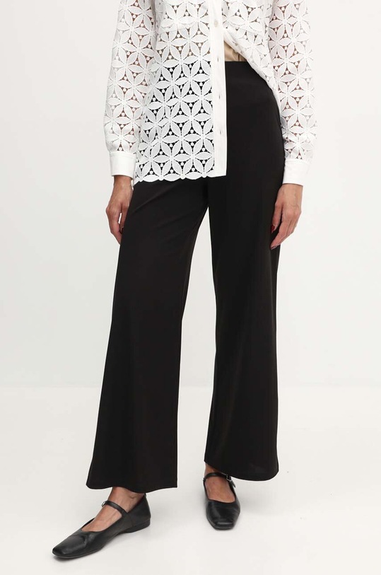 Weekend Max Mara spodnie dzianina czarny 2415781022600
