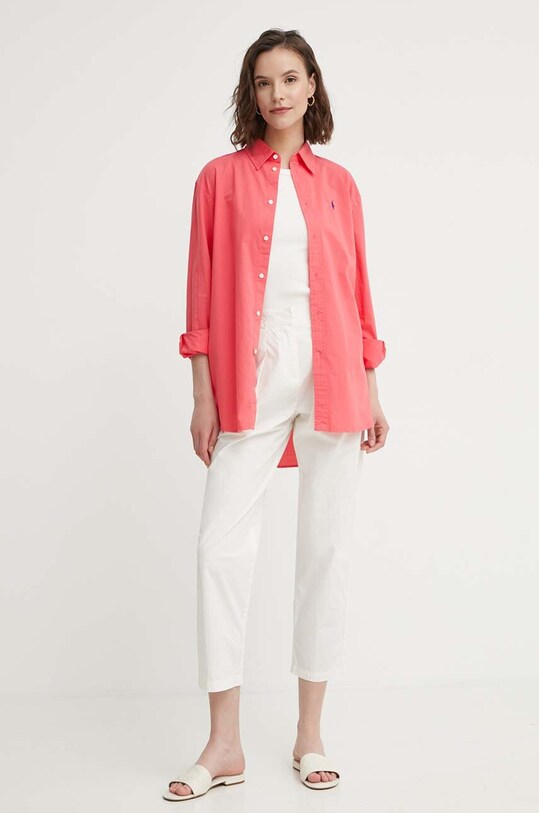 United Colors of Benetton pantaloni de bumbac 4AC7DF06L bej SS24