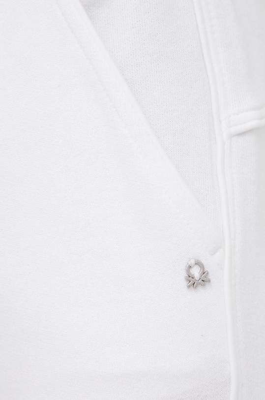 United Colors of Benetton spodnie dresowe bawełniane biały 3J68DF010