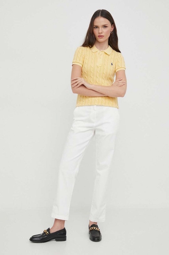United Colors of Benetton spodnie 4GD7DF007 beżowy SS24