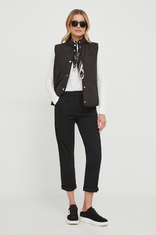 Kalhoty United Colors of Benetton 4GD7DF007 černá SS24