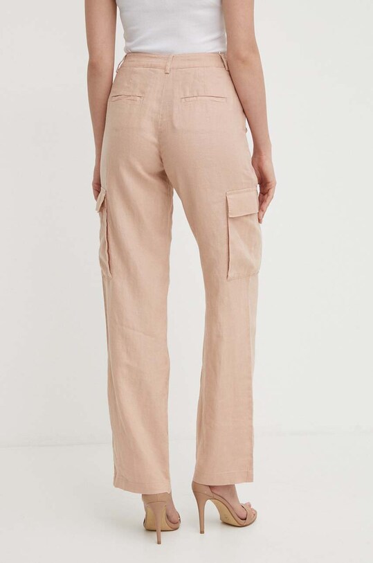 Одежда Льняные брюки United Colors of Benetton 4AGHDF05V розовый