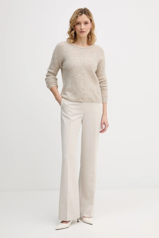 Hlače Sisley 4KVXLF02I bež AW25