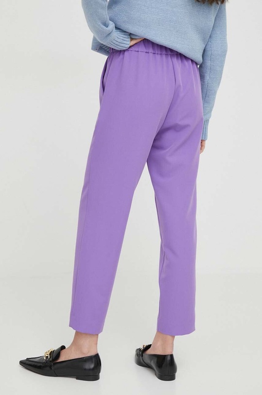 Odzież Sisley spodnie 4KVXL5CM7 fioletowy