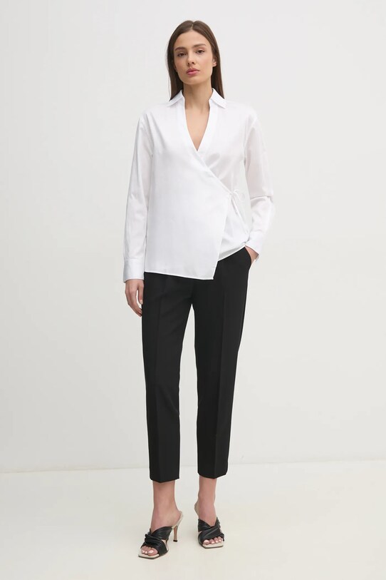 Sisley spodnie 4KVXL5CM7 czarny SS25