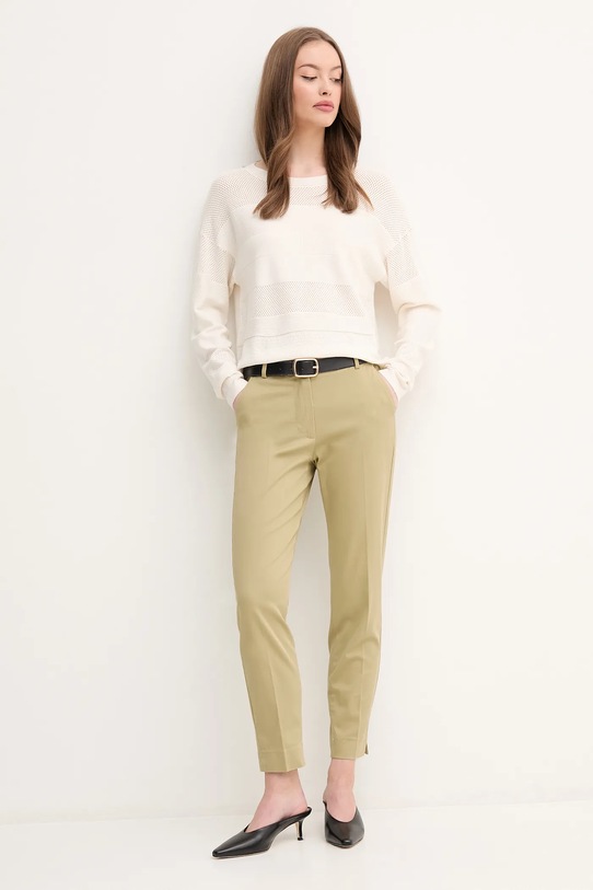 Sisley pantaloni 4BYW55AH6 verde SS25