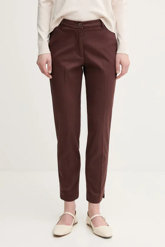 Брюки Sisley с эластаном коричневый 4BYW55AH6