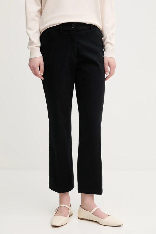 Sisley pantaloni negru 49MALE02X