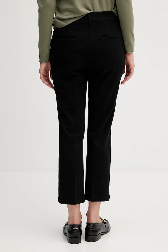Odzież Sisley spodnie 49MALE02X czarny