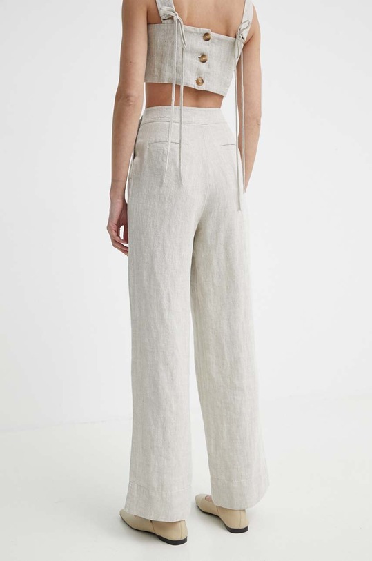Odzież Alohas spodnie lniane R100509 beżowy