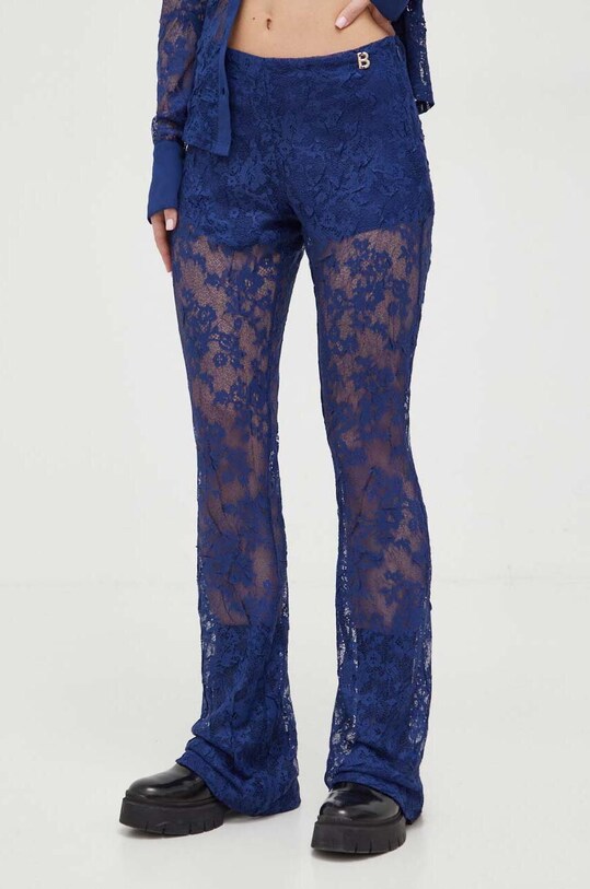 Blugirl Blumarine spodnie RA4080.J4653 granatowy SS24