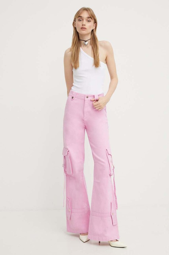 Blugirl Blumarine jeansy RA4134.T3874 różowy SS24