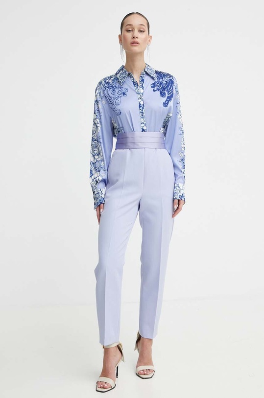 Blugirl Blumarine spodnie RA4178.T3359 fioletowy SS24