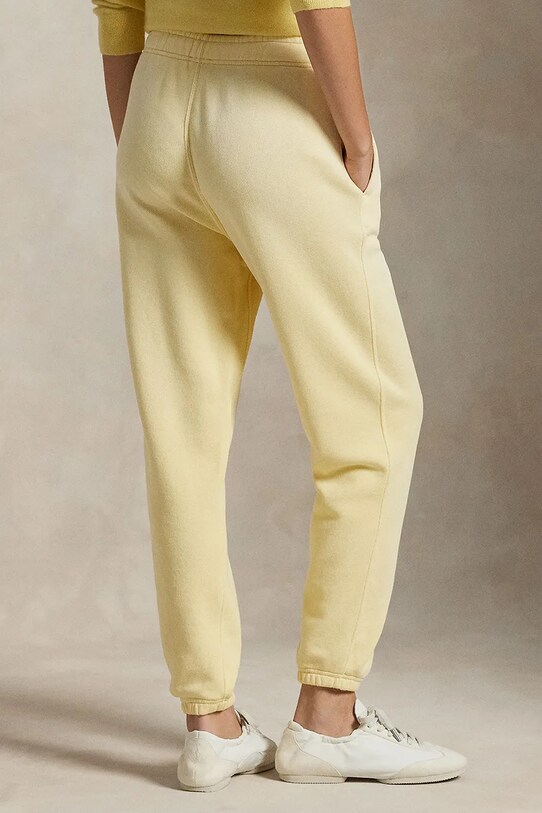 Ρούχα Βαμβακερό παντελόνι Polo Ralph Lauren 211935585 κίτρινο