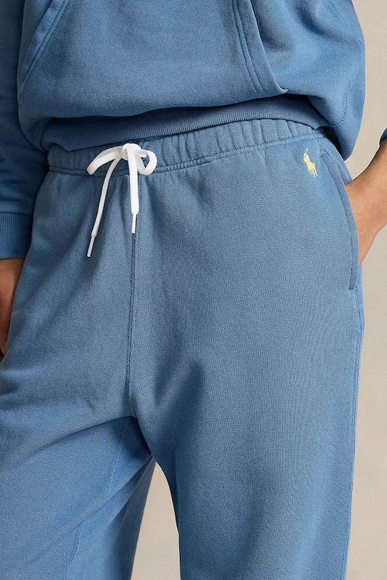 Bavlněné tepláky Polo Ralph Lauren tyrkysová 211935585