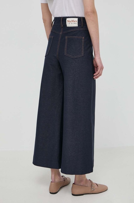 Odzież Max Mara Leisure spodnie 2416781018600 granatowy